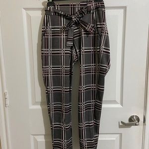 Patterned midi pants
